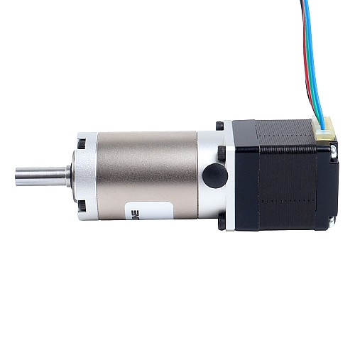 Nema 11 Stepper Motor Bipolar L=33mm w/ Gear Ratio 100:1 EG Series Planetary Gearbox - 11HS12-0704S-EGS100 | StepperOnline AU