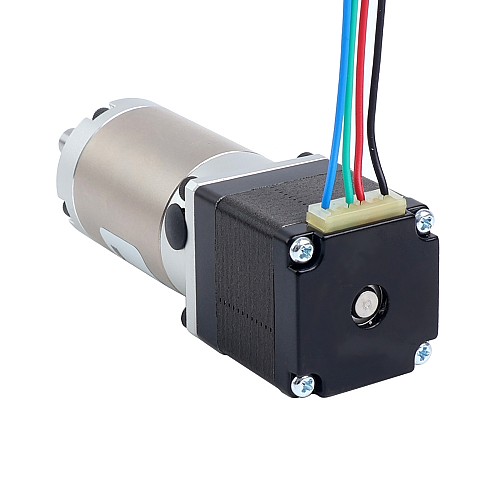 Nema 11 Stepper Motor Bipolar L=33mm w/ Gear Ratio 100:1 EG Series Planetary Gearbox - 11HS12-0704S-EGS100 | StepperOnline AU