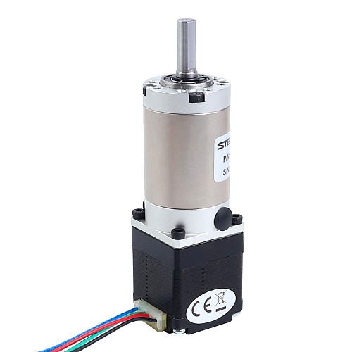 Nema 11 Stepper Motor Bipolar L=33mm w/ Gear Ratio 100:1 EG Series Planetary Gearbox - 11HS12-0704S-EGS100 | StepperOnline AU