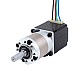 Nema 11 Stepper Motor Bipolar L=33mm w/ Gear Ratio 5:1 EG Series Planetary Gearbox - 11HS12-0704S-EGS5 | StepperOnline AU