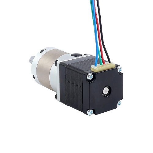 Nema 11 Stepper Motor Bipolar L=33mm w/ Gear Ratio 5:1 EG Series Planetary Gearbox - 11HS12-0704S-EGS5 | StepperOnline AU