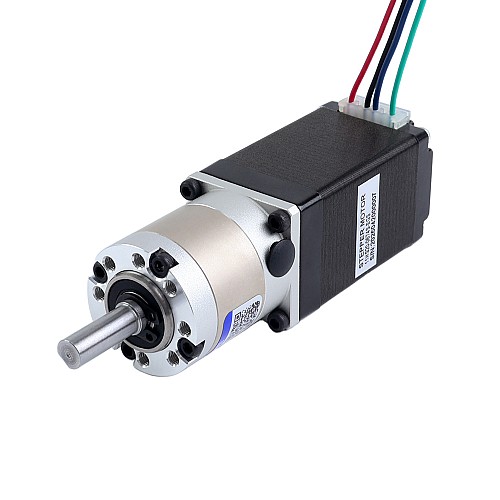 Nema 11 Stepper Motor 0.67A Bipolar L=51mm w/ Gear Ratio 10:1 EG Series Planetary Gearbox - 11HS20-0674S-EGS10 | StepperOnline AU