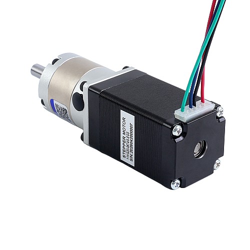 Nema 11 Stepper Motor 0.67A Bipolar L=51mm w/ Gear Ratio 10:1 EG Series Planetary Gearbox - 11HS20-0674S-EGS10 | StepperOnline AU
