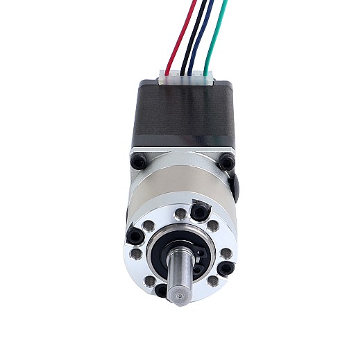 Nema 11 Stepper Motor 0.67A Bipolar L=51mm w/ Gear Ratio 10:1 EG Series Planetary Gearbox - 11HS20-0674S-EGS10 | StepperOnline AU