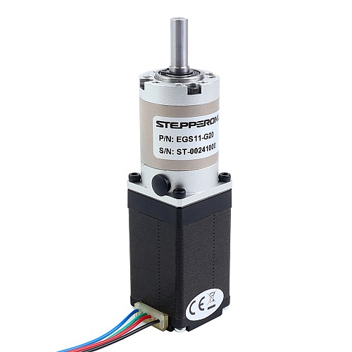 Nema 11 Stepper Motor Bipolar L=51mm w/ Gear Ratio 20:1 EG Series Planetary Gearbox - 11HS20-0704S-EGS20 | StepperOnline AU