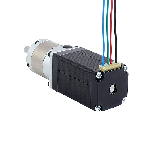 Nema 11 Stepper Motor Bipolar L=51mm w/ Gear Ratio 5:1 EG Series Planetary Gearbox - 11HS20-0704S-EGS5 | StepperOnline AU