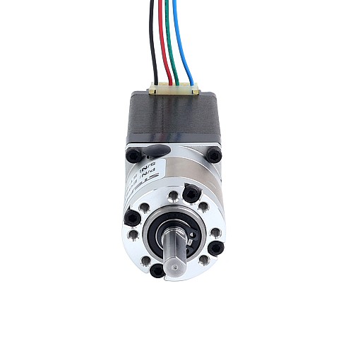 Nema 11 Stepper Motor Bipolar L=51mm w/ Gear Ratio 5:1 EG Series Planetary Gearbox - 11HS20-0704S-EGS5 | StepperOnline AU