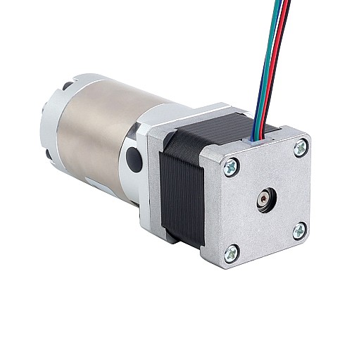 Nema 14 Stepper Motor Bipolar L=34mm w/ Gear Ratio 100:1 EG Series Planetary Gearbox - 14HS13-1004S-EGS100 | StepperOnline AU