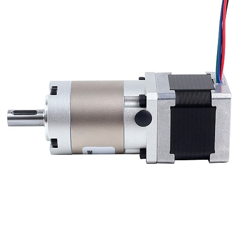 Nema 14 Stepper Motor Bipolar L=34mm w/ Gear Ratio 15:1 EG Series Planetary Gearbox - 14HS13-1004S-EGS15 | StepperOnline AU