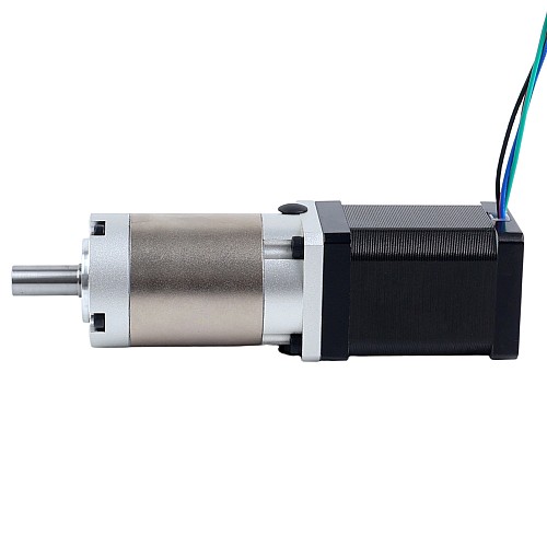 Nema 14 Stepper Motor Bipolar L=52mm w/ Gear Ratio 100:1 EG Series Planetary Gearbox - 14HS20-1504S-EGS100 | StepperOnline AU