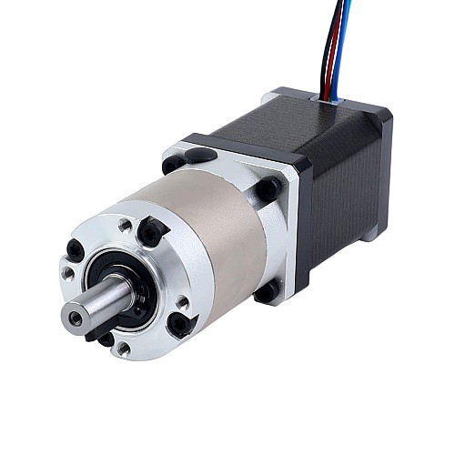 Nema 14 Stepper Motor Bipolar L=52mm w/ Gear Ratio 20:1 EG Series Planetary Gearbox - 14HS20-1504S-EGS20 | StepperOnline AU