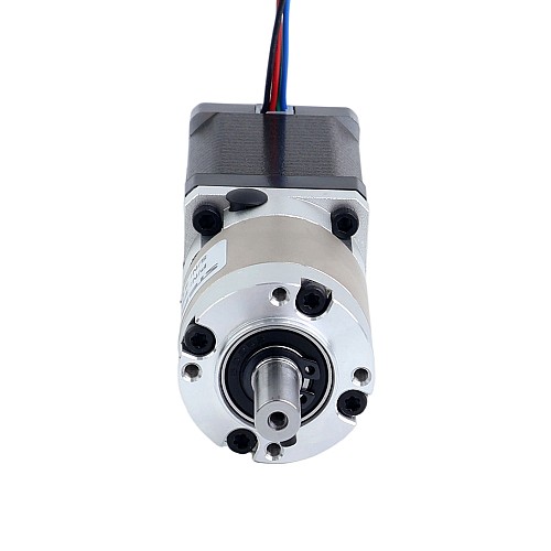 Nema 14 Stepper Motor Bipolar L=52mm w/ Gear Ratio 20:1 EG Series Planetary Gearbox - 14HS20-1504S-EGS20 | StepperOnline AU