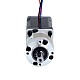 Nema 14 Stepper Motor Bipolar L=52mm w/ Gear Ratio 5:1 EG Series Planetary Gearbox - 14HS20-1504S-EGS5 | StepperOnline AU