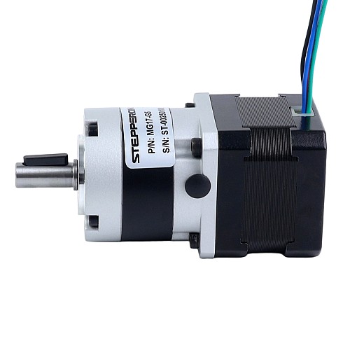 Nema 17 Stepper Motor Bipolar L=34mm w/ Gear Ratio 10:1 MG Series Planetary Gearbox - 17HS13-0404S-MG10 | StepperOnline AU