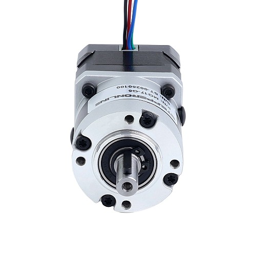Nema 17 Stepper Motor Bipolar L=34mm w/ Gear Ratio 10:1 MG Series Planetary Gearbox - 17HS13-0404S-MG10 | StepperOnline AU
