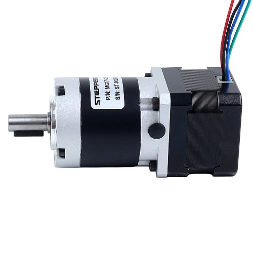 Nema 17 Stepper Motor Bipolar L=34mm w/ Gear Ratio 20:1 MG Series Planetary Gearbox - 17HS13-0404S-MG20 | StepperOnline AU