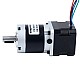 Nema 17 Stepper Motor Bipolar L=34mm w/ Gear Ratio 20:1 MG Series Planetary Gearbox - 17HS13-0404S-MG20 | StepperOnline AU