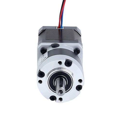 Nema 17 Stepper Motor Bipolar L=48mm w/ Gear Ratio 10:1 MG Series Planetary Gearbox - 17HS19-1684S-MG10 | StepperOnline AU