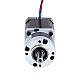 Nema 17 Stepper Motor Bipolar L=48mm w/ Gear Ratio 10:1 MG Series Planetary Gearbox - 17HS19-1684S-MG10 | StepperOnline AU