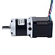 Nema 17 Stepper Motor Bipolar L=48mm w/ Gear Ratio 100:1 MG Series Planetary Gearbox - 17HS19-1684S-MG100 | StepperOnline AU
