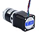 Nema 17 Stepper Motor Bipolar L=48mm w/ Gear Ratio 50:1 MG Series Planetary Gearbox - 17HS19-1684S-MG50 | StepperOnline AU