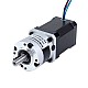 Nema 17 Stepper Motor Bipolar L=60mm w/ Gear Ratio 10:1 MG Series Planetary Gearbox - 17HS24-2104S-MG10 | StepperOnline AU