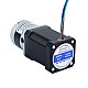 Nema 17 Stepper Motor Bipolar L=60mm w/ Gear Ratio 10:1 MG Series Planetary Gearbox - 17HS24-2104S-MG10 | StepperOnline AU