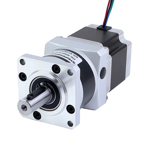 Nema 23 Stepper Motor Bipolar L=54.5mm w/ Gear Ratio 10:1 MG Series Planetary Gearbox - 23HS22-2904S-MG10 | StepperOnline AU