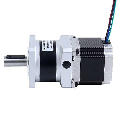 Nema 23 Stepper Motor Bipolar L=54.5mm w/ Gear Ratio 5:1 MG Series Planetary Gearbox - 23HS22-2904S-MG5 | StepperOnline AU