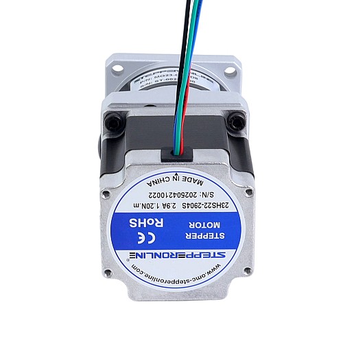 Nema 23 Stepper Motor Bipolar L=54.5mm w/ Gear Ratio 5:1 MG Series Planetary Gearbox - 23HS22-2904S-MG5 | StepperOnline AU