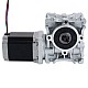 Nema 23 Stepper Motor 76mm Gear Ratio 15:1 Worm Gearbox NMRVS30 Worm Gear Speed Reducer - 23HS30-2804S-RVS30-G15 | StepperOnline AU