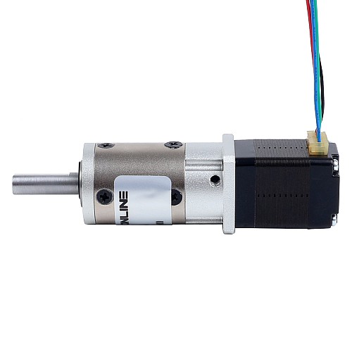 Nema 8 Stepper Motor Bipolar L=28mm w/ Gear Ratio 5:1 EG Series Planetary Gearbox - 8HS11-0204S-EGS5 | StepperOnline AU