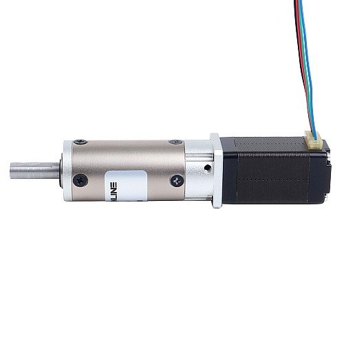 Nema 8 Stepper Motor Bipolar L=39.3mm w/ Gear Ratio 100:1 EG Series Planetary Gearbox - 8HS15-0604S-EGS100 | StepperOnline AU