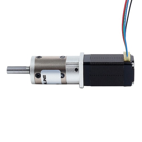 Nema 8 Stepper Motor Bipolar L=39.3mm w/ Gear Ratio 5:1 EG Series Planetary Gearbox - 8HS15-0604S-EGS5 | StepperOnline AU