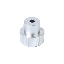 Aluminium Alloy Motor Handwheel 25mm OD 5mm Bore Diameter