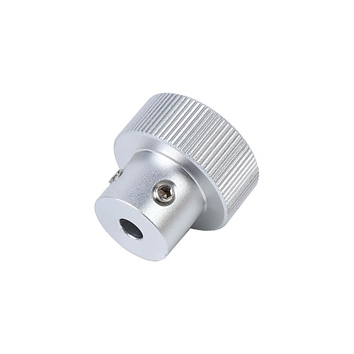 Aluminium Alloy Motor Handwheel 25mm OD 5mm Bore Diameter - HWA25-D5 | StepperOnline AU