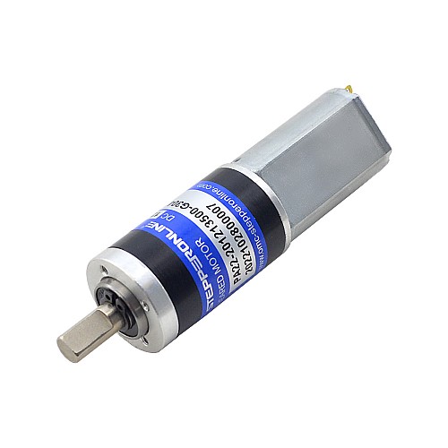Brushed 12V DC Gear Motor 2.7Kg.cm/34.5RPM w/ 304:1 Planetary Gearbox - PA22-201213500-G304 | StepperOnline AU