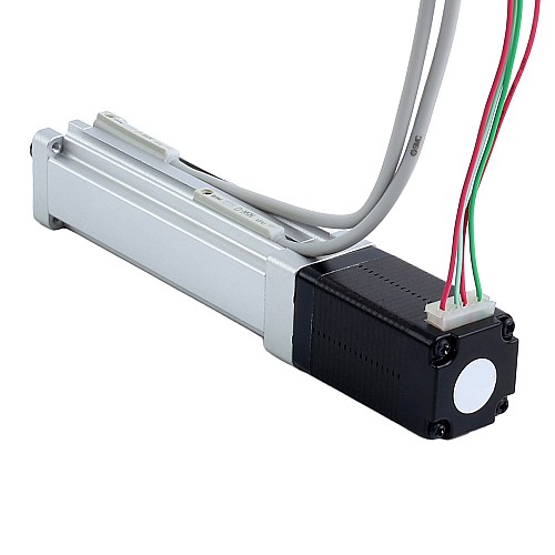 Nema 8 Ball Screw Electric Cylinder 0.5A Stroke 30mm 0.01Nm(1.42oz.in) Lead 1mm(0.03937) with Limit Switch - LCB8S12BSS05-30D | StepperOnline AU