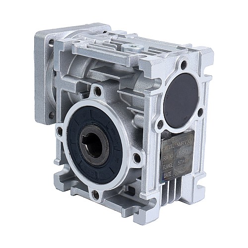 50:1 Worm Gearbox NMRV30 Worm Gear Speed Reducer 11mm Input Shaft Diameter - NMRV30-G50-D11 | StepperOnline AU