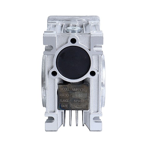50:1 Worm Gearbox NMRV30 Worm Gear Speed Reducer 11mm Input Shaft Diameter - NMRV30-G50-D11 | StepperOnline AU