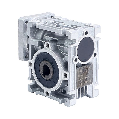 7.5:1 Worm Gearbox NMRV30 Worm Gear Speed Reducer 9mm Input Shaft Diameter - NMRV30-G7.5-D9 | StepperOnline AU