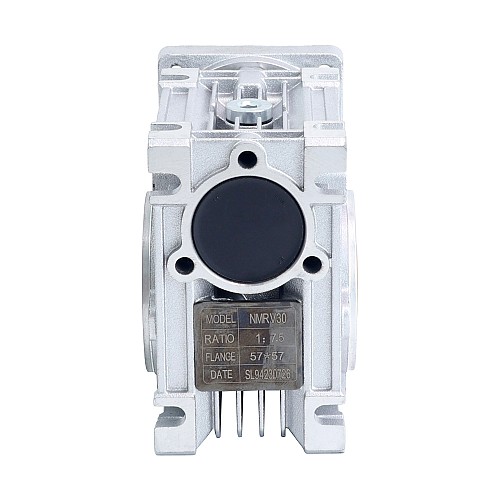 7.5:1 Worm Gearbox NMRV30 Worm Gear Speed Reducer 9mm Input Shaft Diameter - NMRV30-G7.5-D9 | StepperOnline AU