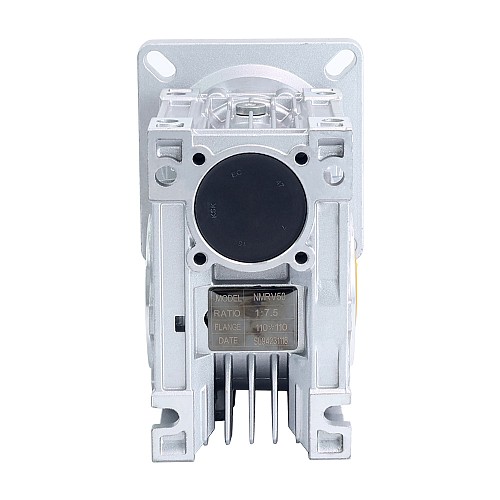 7.5:1 Worm Gearbox NMRV50 Worm Gear Speed Reducer 19mm Input Shaft Diameter - NMRV50-G7.5-D19 | StepperOnline AU