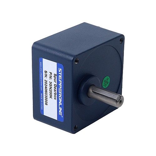 15W 220VAC 50Hz 0.45-6.75RPM 5.00Nm(708.06oz.in) Flange 70mm Spur Gearbox Single-phase AC Variable Speed Motor - 3IK15RGN-C/3GN200K | StepperOnline AU