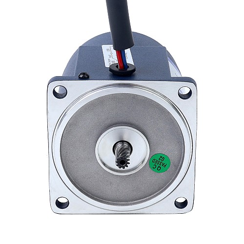 15W 220VAC 50Hz 27RPM 4.54Nm(642.92oz.in) Flange 70mm Spur Gearbox Single-phase AC Induction  Motor - 3IK15GN-C/3GN50K | StepperOnline AU