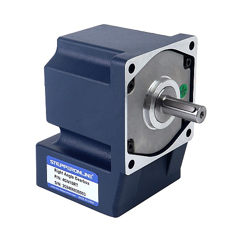 Brushed 12V 60W 1.35Nm(191.18oz.in) 300RPM w/ 10:1 Right Angle Gearbox DC Gear Motor - F4D60-12GN-30S/4GN10RT | StepperOnline AU