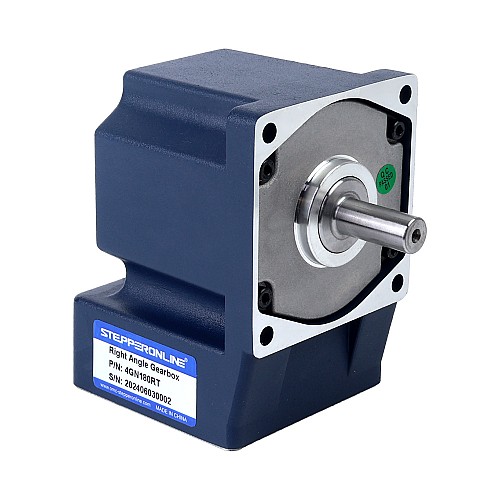 Brushed 12V 60W 16.00Nm(2265.79oz.in) 10RPM w/ 180:1 Right Angle Gearbox DC Gear Motor - F4D60-12GN-18S/4GN180RT | StepperOnline AU