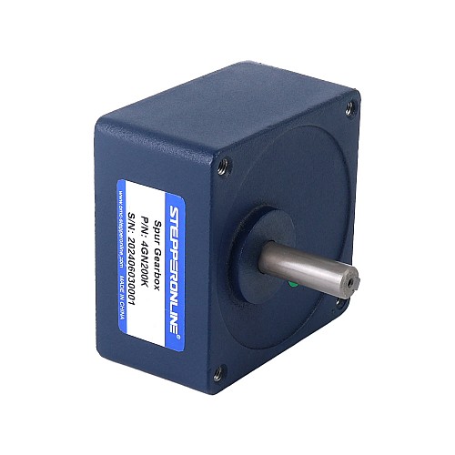 25W 110VAC 60Hz 7.75RPM 8.00Nm(1132.89oz.in) Flange 80mm Spur Gearbox Single-phase AC Induction  Motor - 4IK25GN-AT/4GN200K | StepperOnline AU