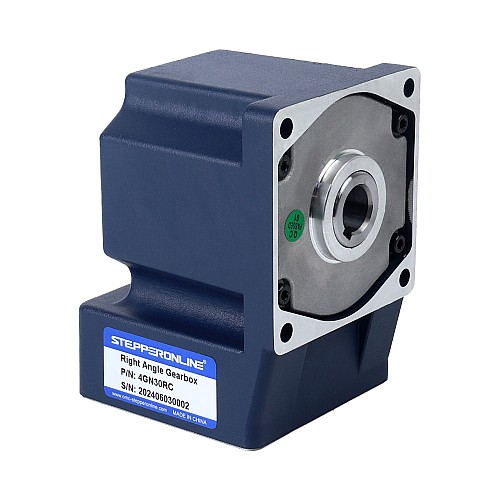 25W 220VAC/380VAC 50/60Hz 45RPM 3.90Nm(552.29oz.in) Flange 80mm Right Angle Gearbox Hollow Shaft Three-phase AC Induction  Motor - 4IK25GN-S/S3T/4GN30RC | StepperOnline AU