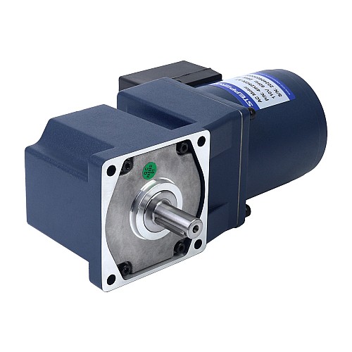 25W 220VAC/380VAC 50/60Hz 45RPM 3.90Nm(552.29oz.in) Flange 80mm Right Angle Gearbox Keyway Shaft Three-phase AC Induction  Motor - 4IK25GN-S/S3T/4GN30RT | StepperOnline AU